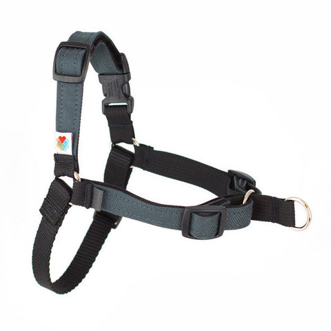 Stop Pulling Front Dog Harness - Charcoal