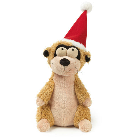 Plush Dog Squeak Toys - Mimi the Christmas Meerkat
