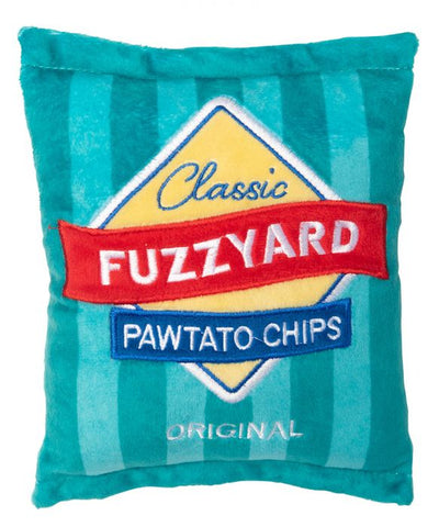 Fuzzyard Plush Dog Squeak Toys - Pawtato Chips