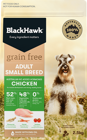 Black Hawk - Small Breed - Grain Free - Chicken 2.5KG
